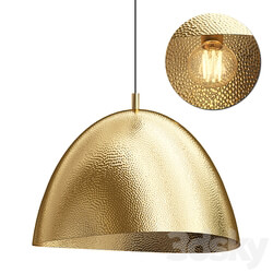 Hammered metal pendant Pendant light 3D Models 3DSKY 