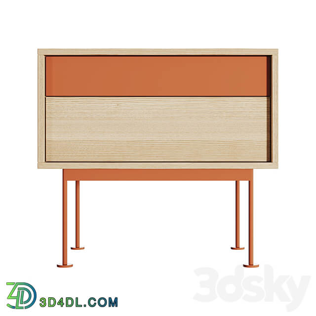 TEULAT Yoko Bedside table Sideboard Chest of drawer 3D Models 3DSKY