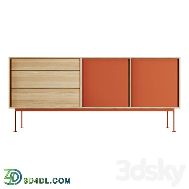 TEULAT Yoko Sideboard 2 Sideboard Chest of drawer 3D Models 3DSKY