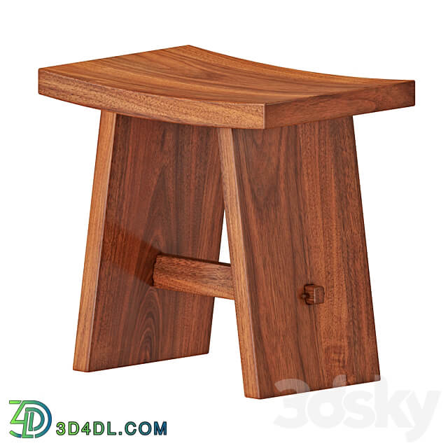 Zara Wooden Table And Stools Table Chair 3D Models 3DSKY