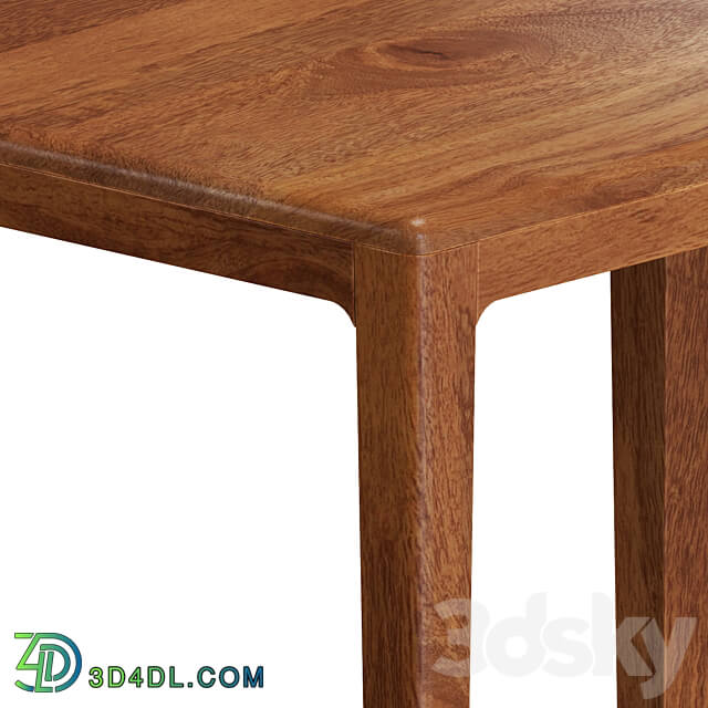 Zara Wooden Table And Stools Table Chair 3D Models 3DSKY