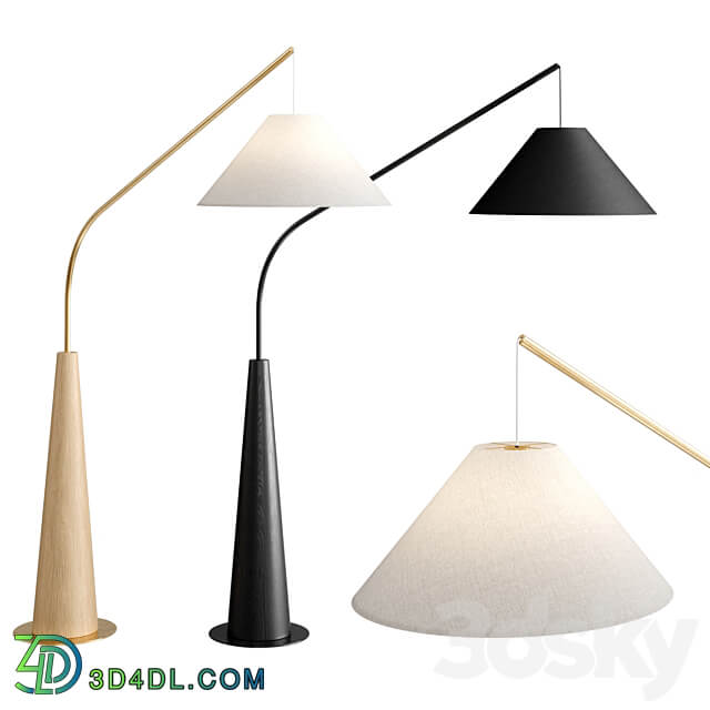 Gibson Hanging Arc Floor Lamp 3D Models 3DSKY