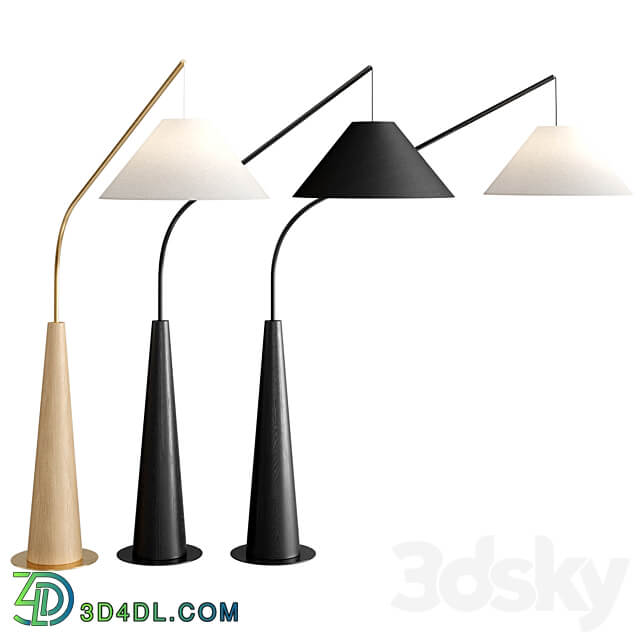 Gibson Hanging Arc Floor Lamp 3D Models 3DSKY