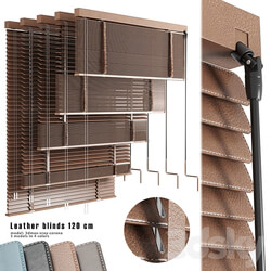 Leather blinds 120 cm 3D Models 3DSKY 