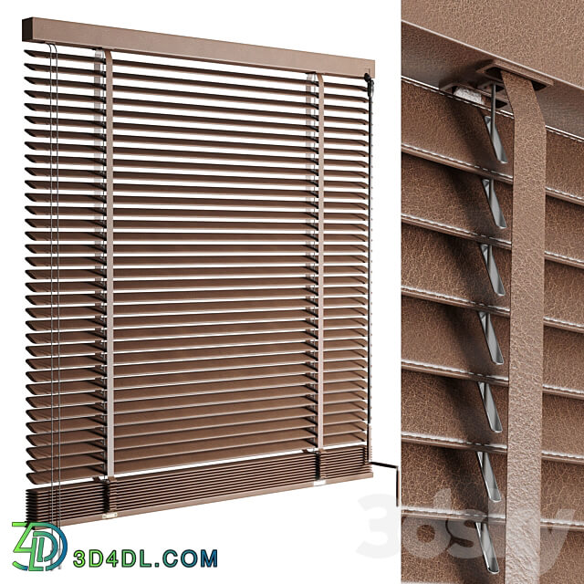 Leather blinds 120 cm 3D Models 3DSKY