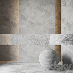 Decorative plaster 04 Miscellaneous 3D Models 3DSKY 