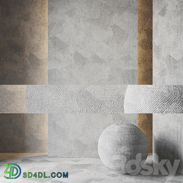 Decorative plaster 04 Miscellaneous 3D Models 3DSKY