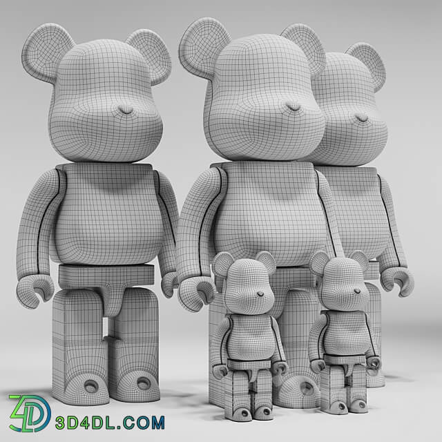 Bearbrick Murakami 3D Models 3DSKY