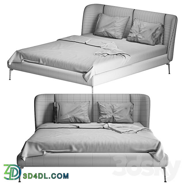 Bed Ikea TUFJORD Bed 3D Models 3DSKY