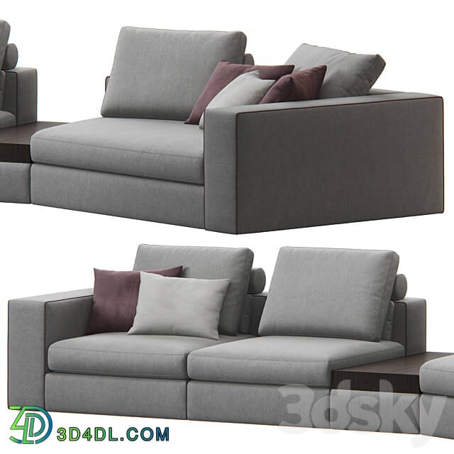 Egoist Sofa by O 39 Prime 3D Models 3DSKY