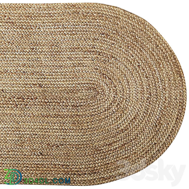 ANTHROPOLOGIE Lorne Oval Rug 3D Models 3DSKY