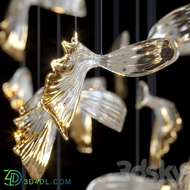 Droplight Vargov Design Goldfish Pendant light 3D Models 3DSKY