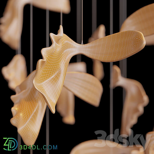 Droplight Vargov Design Goldfish Pendant light 3D Models 3DSKY