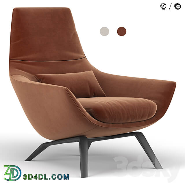 Ermes armchair 3D Models 3DSKY