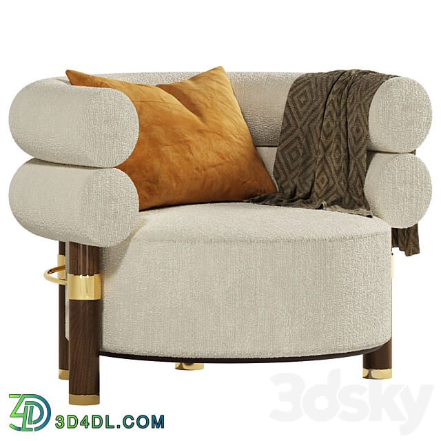 Mezzo Collection Rogers armchair 3D Models 3DSKY