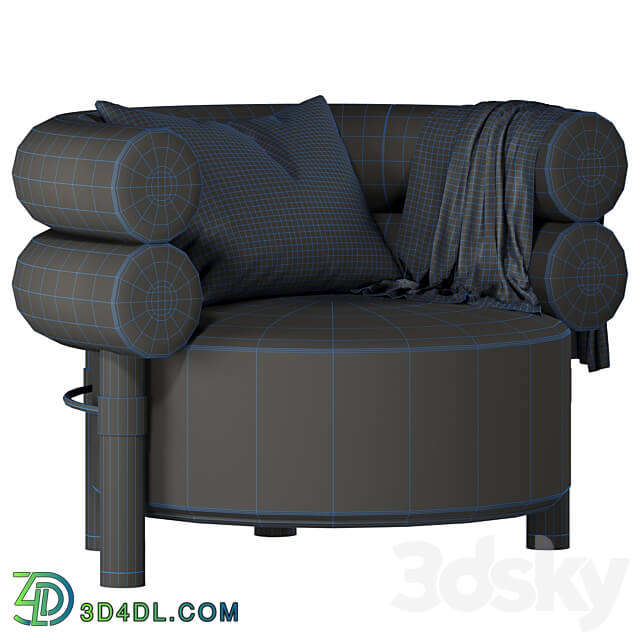 Mezzo Collection Rogers armchair 3D Models 3DSKY