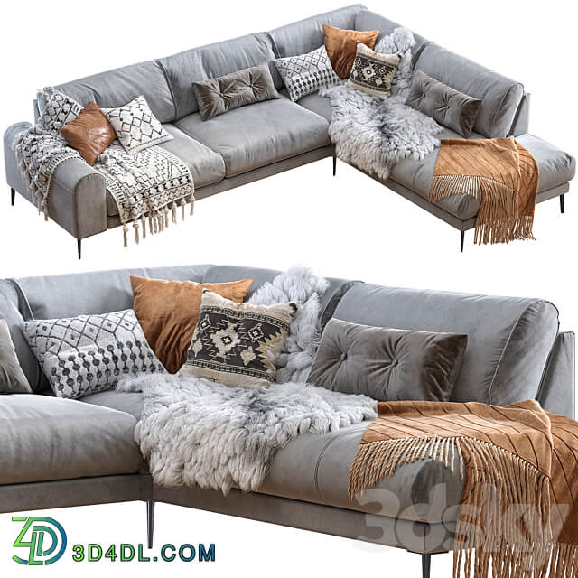 Joy sectional sofa 3D Models 3DSKY