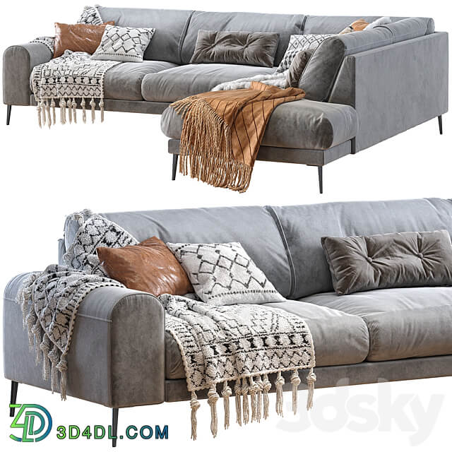 Joy sectional sofa 3D Models 3DSKY