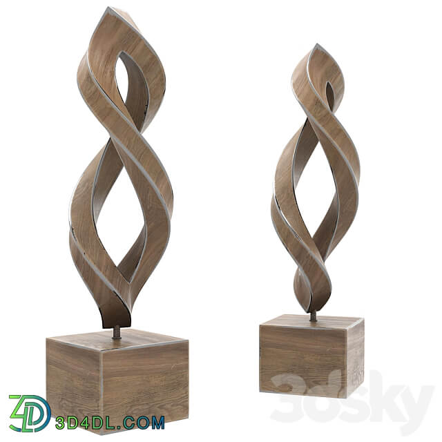 Abstract twist sculpture 3D Models 3DSKY