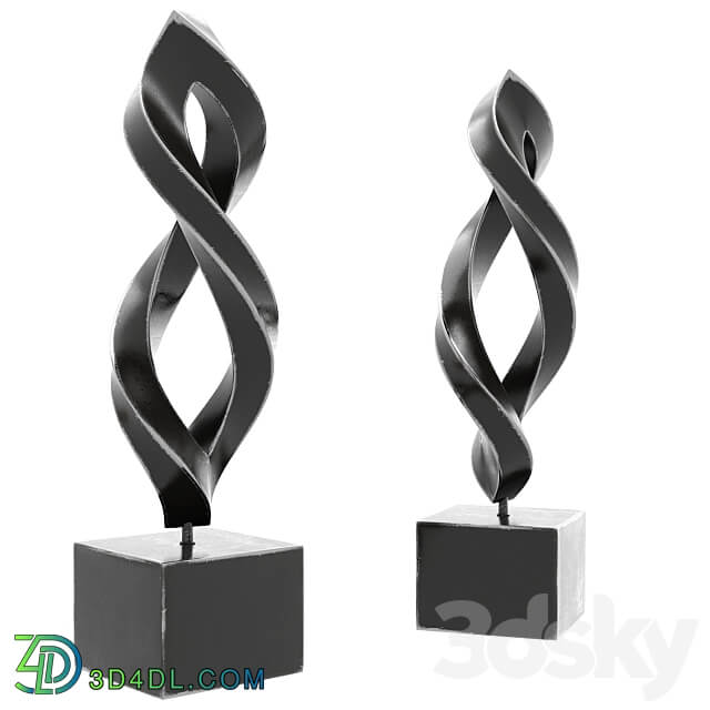 Abstract twist sculpture 3D Models 3DSKY