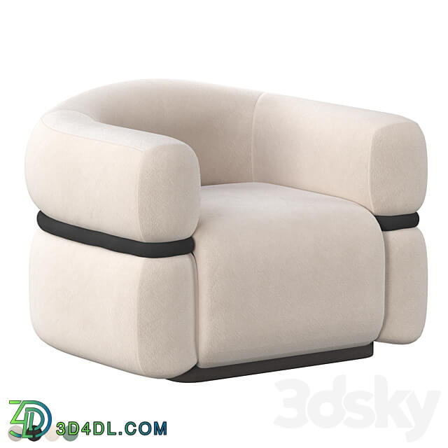 Malibu Armchair by Dooq 3D Models 3DSKY