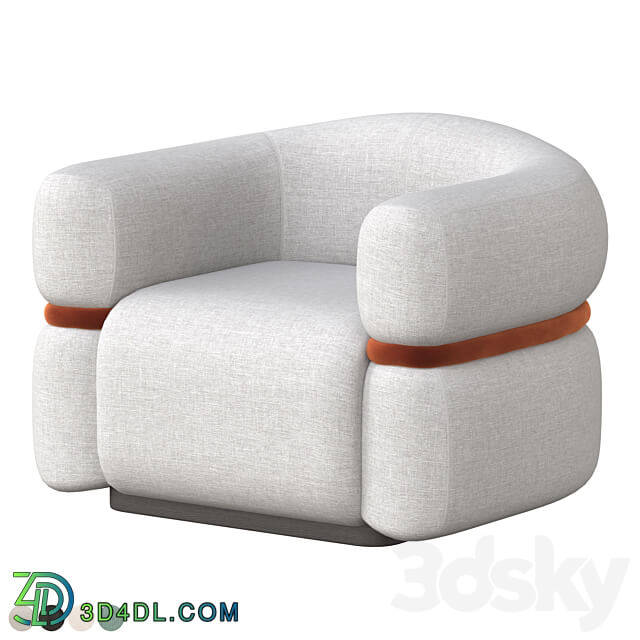 Malibu Armchair by Dooq 3D Models 3DSKY