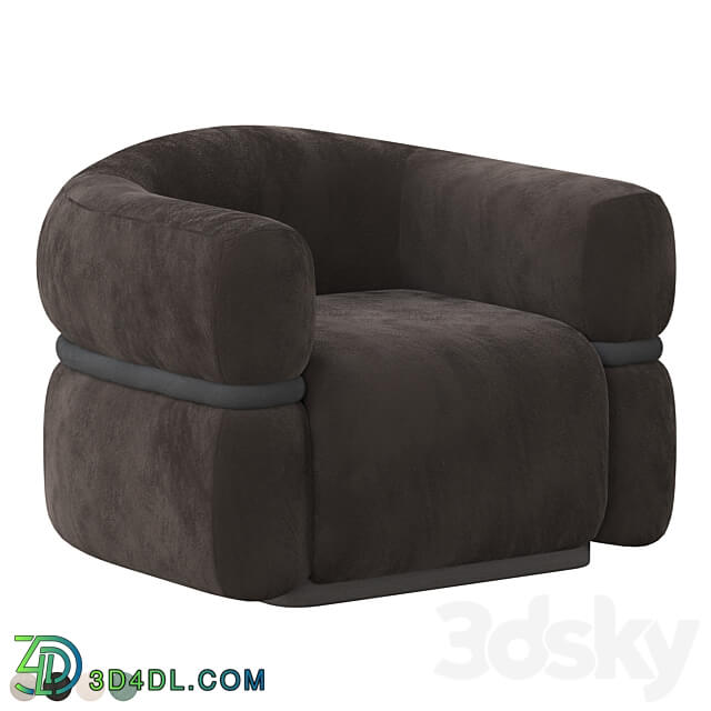 Malibu Armchair by Dooq 3D Models 3DSKY