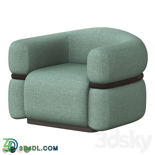 Malibu Armchair by Dooq 3D Models 3DSKY