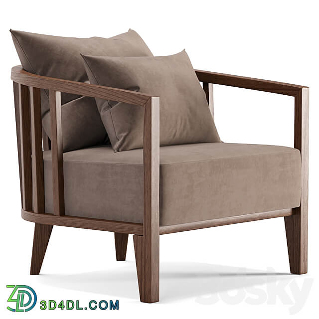 Goba armchair 3D Models 3DSKY