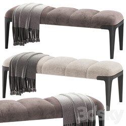 Ulivi Salotti LANGLEY BENCH 3D Models 