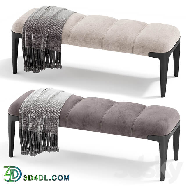 Ulivi Salotti LANGLEY BENCH 3D Models