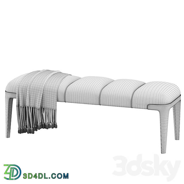 Ulivi Salotti LANGLEY BENCH 3D Models