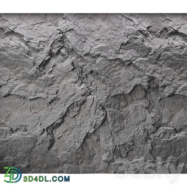 Rock cliff wall 45 3D Models 3DSKY