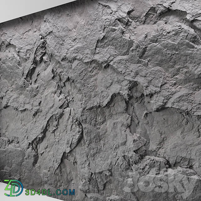 Rock cliff wall 45 3D Models 3DSKY