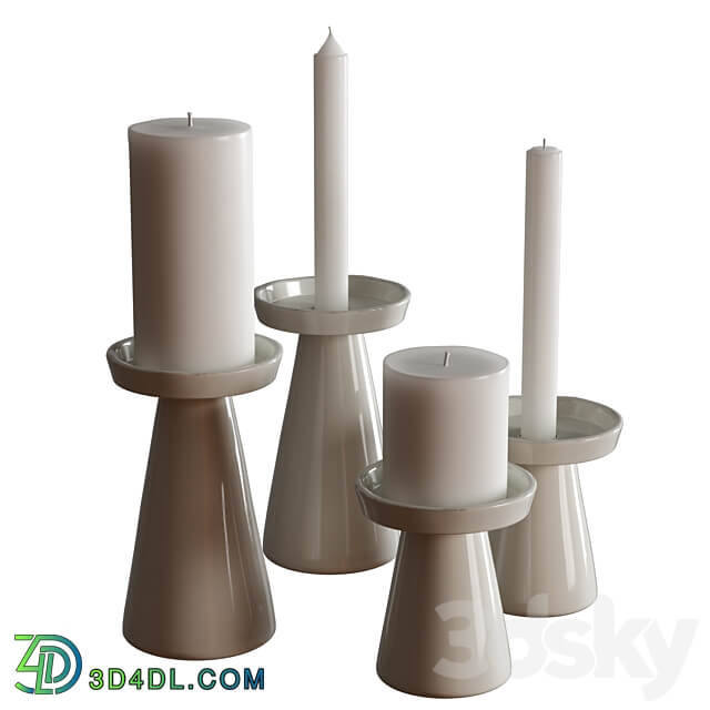 Candle 3D Models 3DSKY