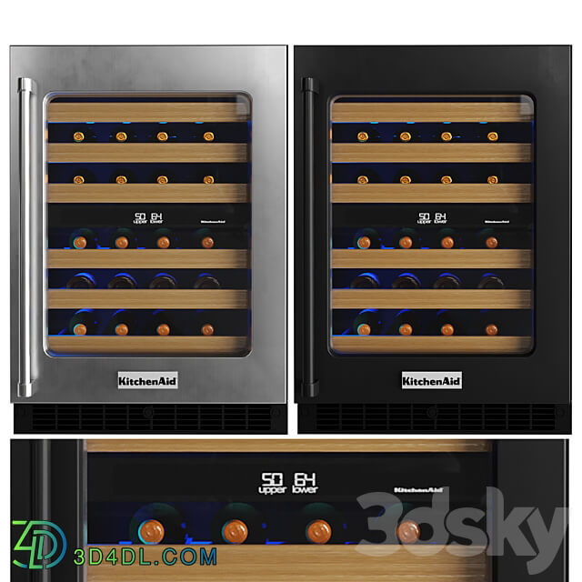 Under Counter Wine Fridges Collection 3D Models 3DSKY