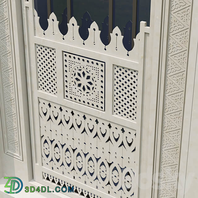 Classic Arabic Window 3D Models 3DSKY