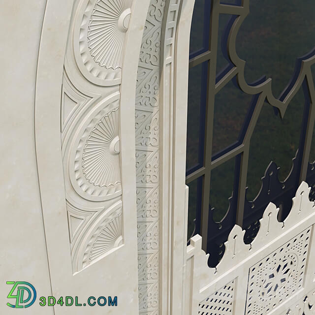 Classic Arabic Window 3D Models 3DSKY