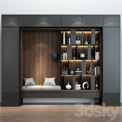 Hallway Furniture cabinet set 494 3D Models 3DSKY 