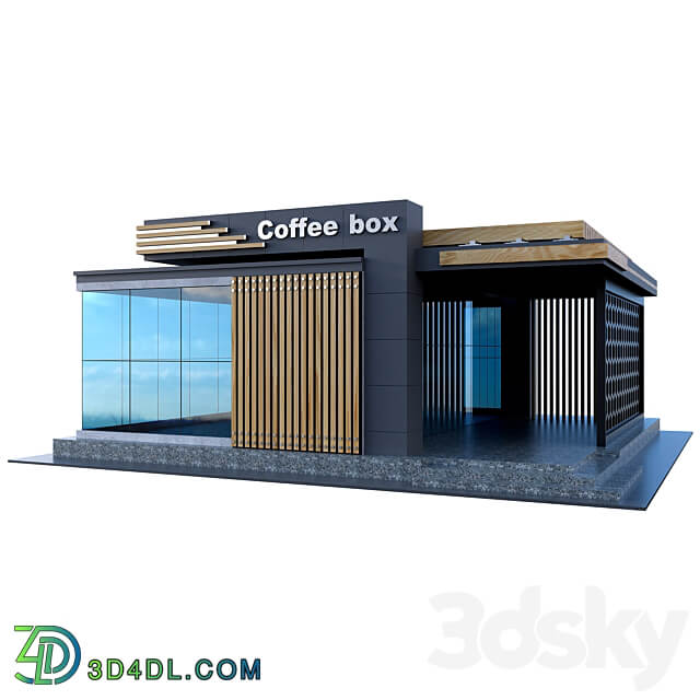 Coffee box 3D Models 3DSKY