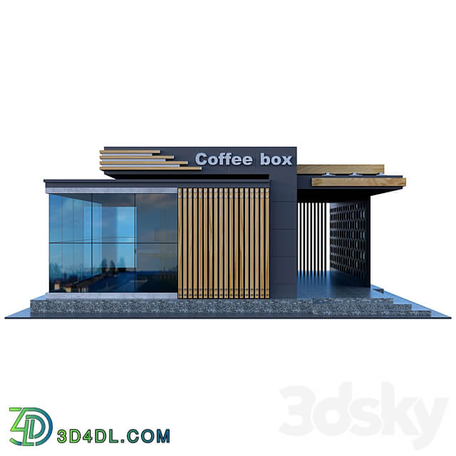 Coffee box 3D Models 3DSKY