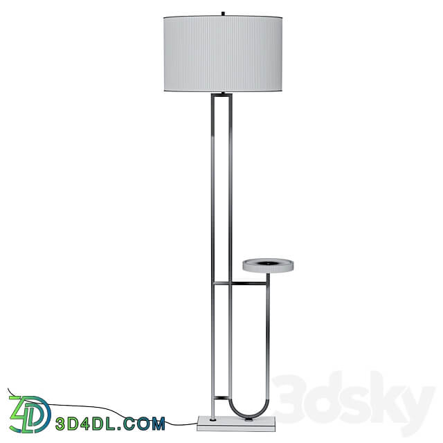 Imogen Floor lamp with tray Lamp with tray floor lamp floor lamp with table 3D Models 3DSKY