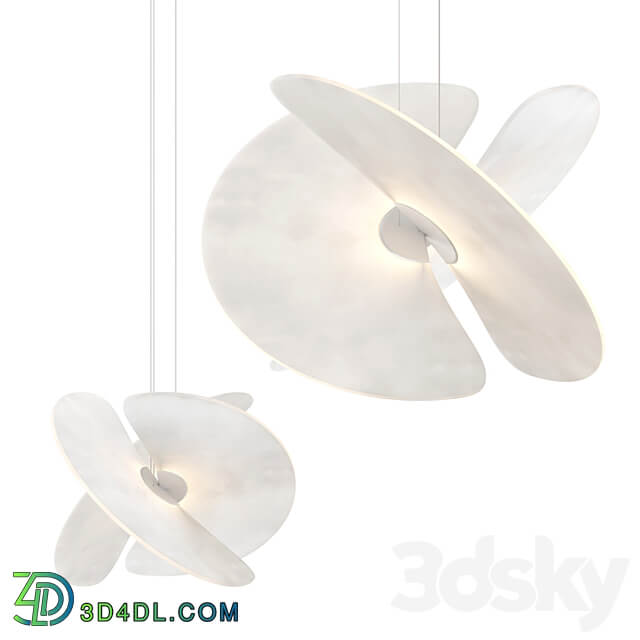 Chandelier Luceplan Levante by Marco Spatti Pendant light 3D Models 3DSKY