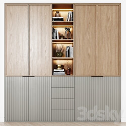 Contemporary wardrobes 37 Wardrobe Display cabinets 3D Models 3DSKY 