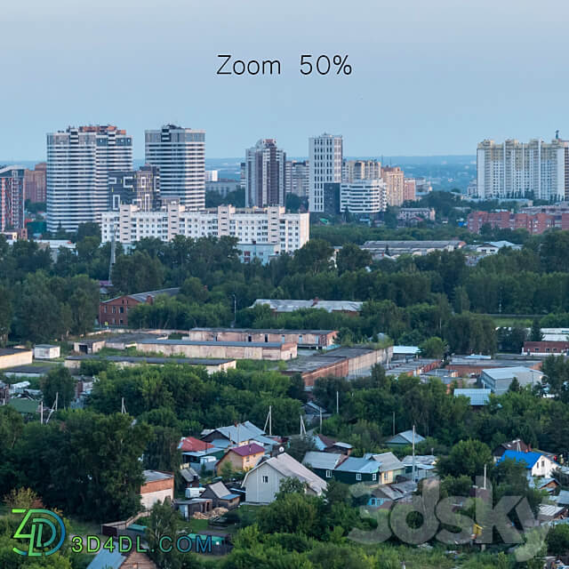 Panoramas of Novosibirsk. 2 pcs 3D Models 3DSKY