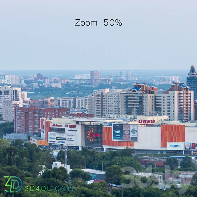 Panoramas of Novosibirsk. 2 pcs 3D Models 3DSKY