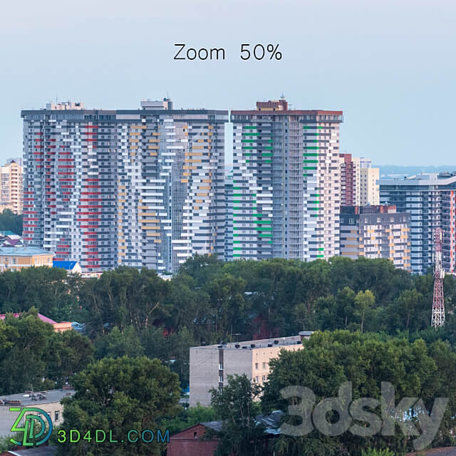 Panoramas of Novosibirsk. 2 pcs 3D Models 3DSKY