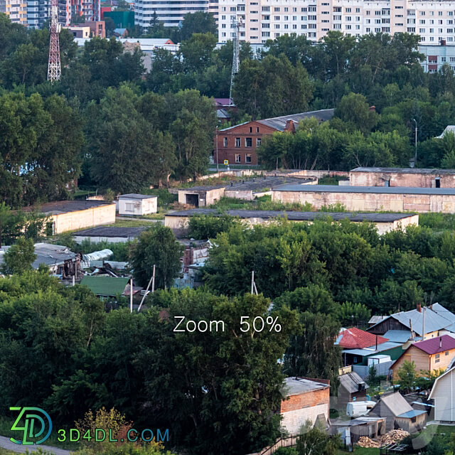 Panoramas of Novosibirsk. 2 pcs 3D Models 3DSKY