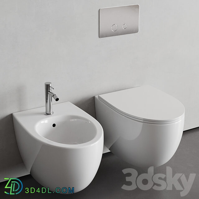 Rexa Design About.2 WC Bidet 3D Models 3DSKY