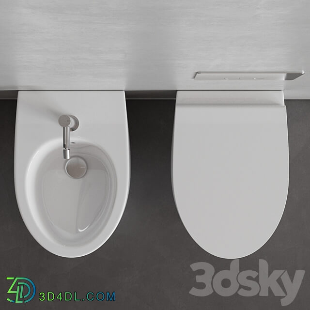 Rexa Design About.2 WC Bidet 3D Models 3DSKY